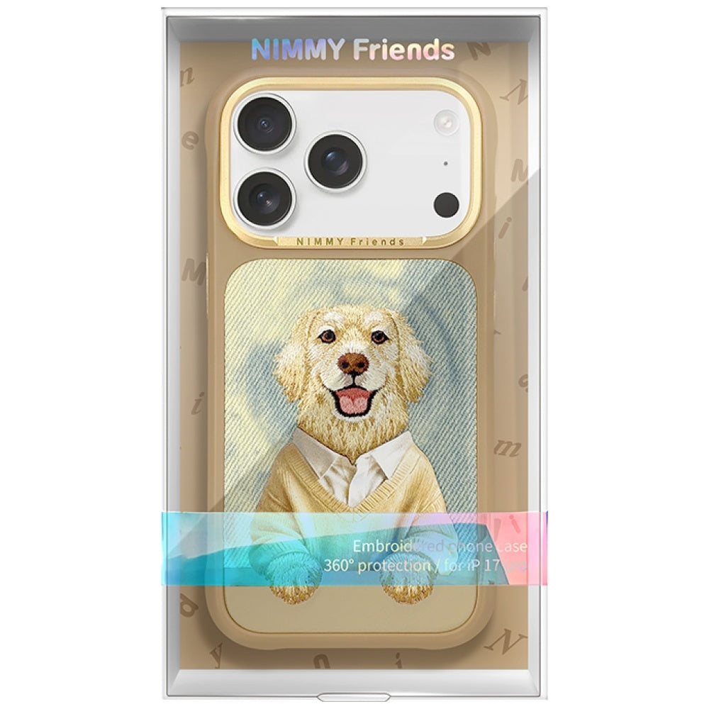 Nimmy Gentle Pets Series Dog MagSafe for iPhone 17 Pro Max Brown