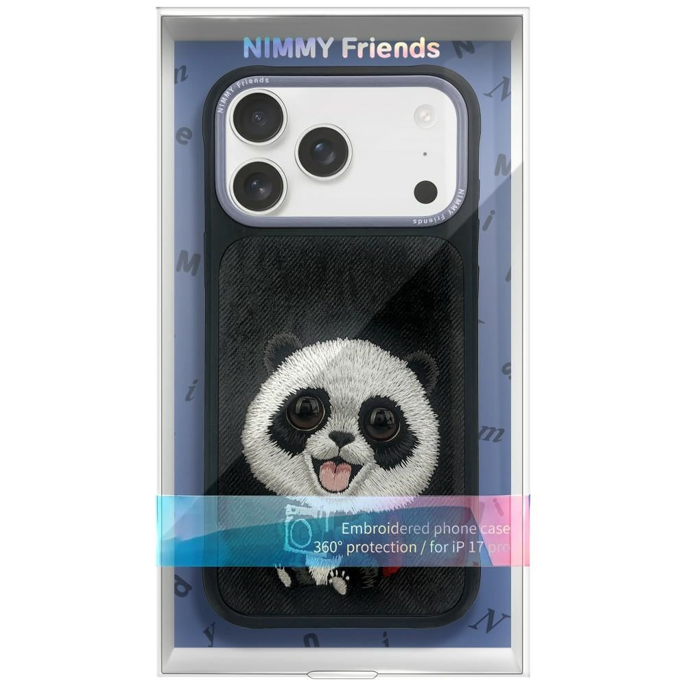 Nimmy Big Eyed Giant Panda for iPhone 18 Pro Max / 17 Pro Max black