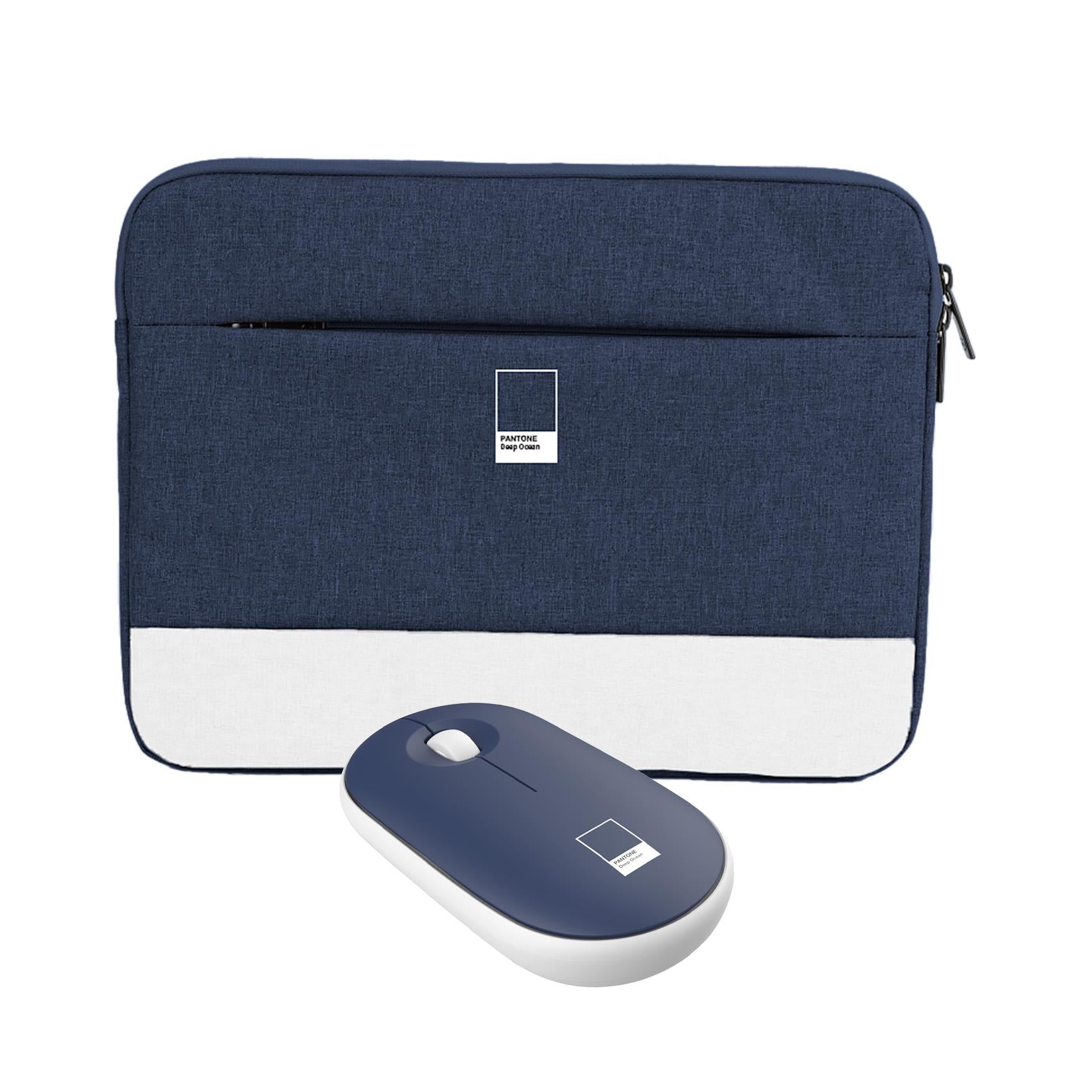 Celly PANTONE - Bundle PC Sleeve up to 15.6'' + Mouse Navy