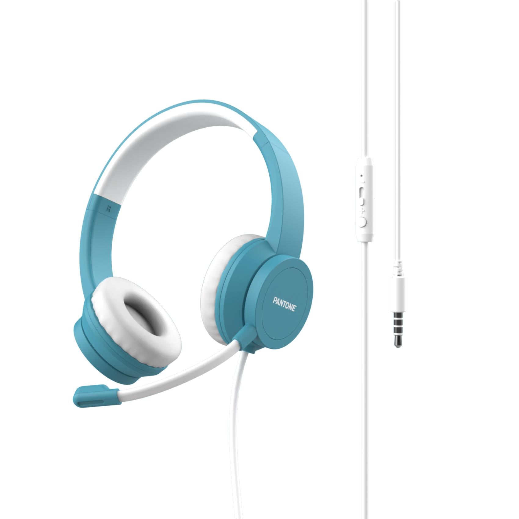 Celly PANTONE - SMARTWORK HEADPHONE CABLE+MIC Wired Headphones Blue