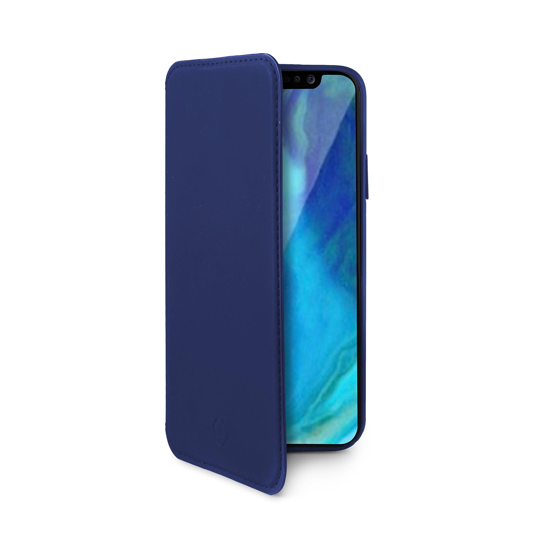 Celly PRESTIGE IPHONE XS Max Blue Bookcase