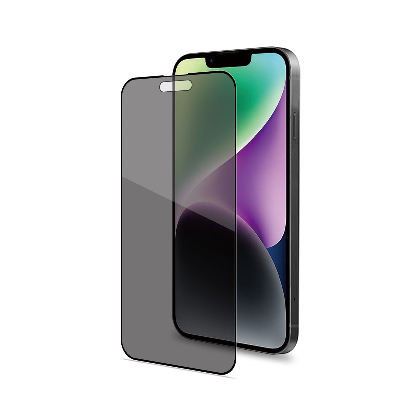 Celly Privacy FULL Glass iPhone 15 Black