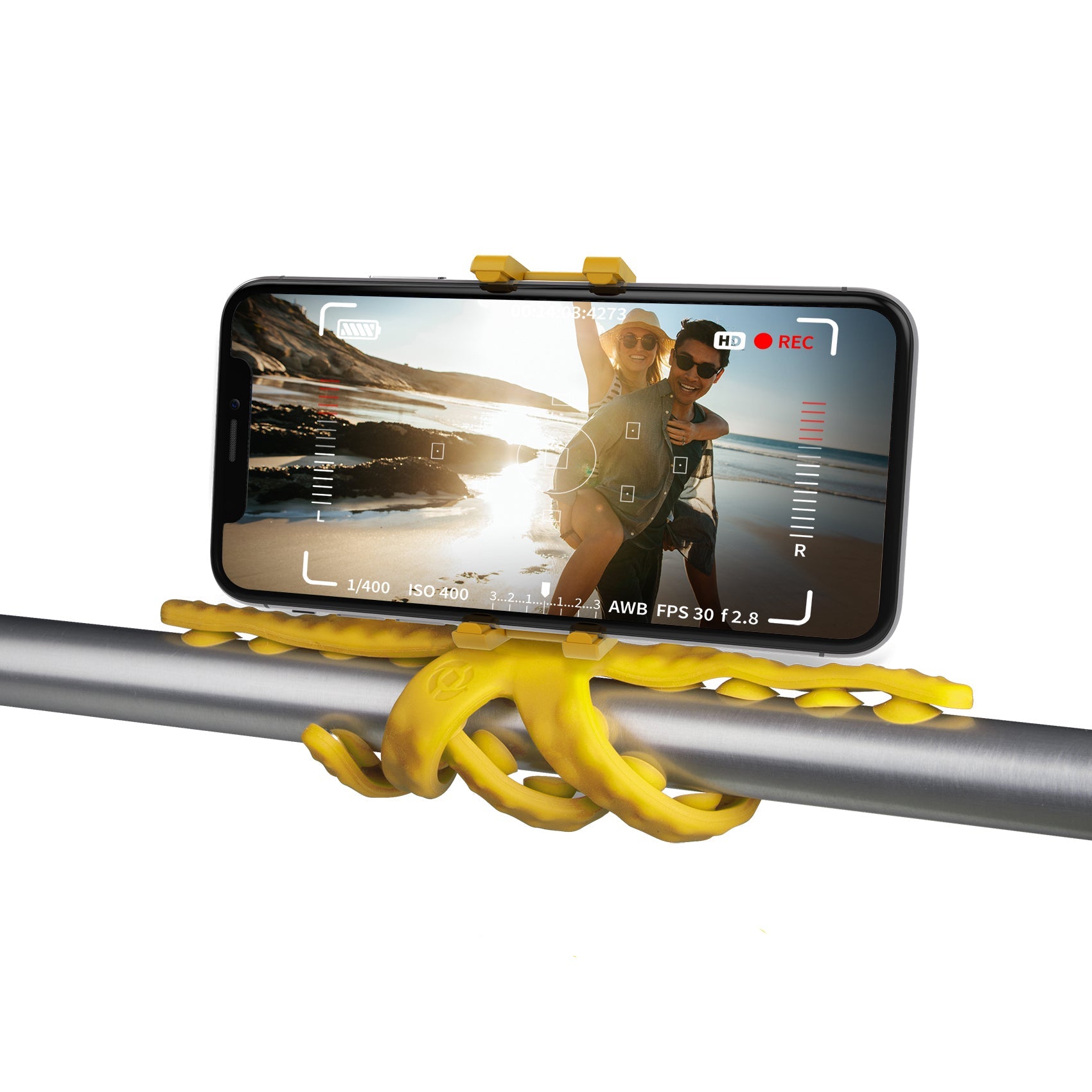 FLEXIBLE MINI TRIPOD YELLOW