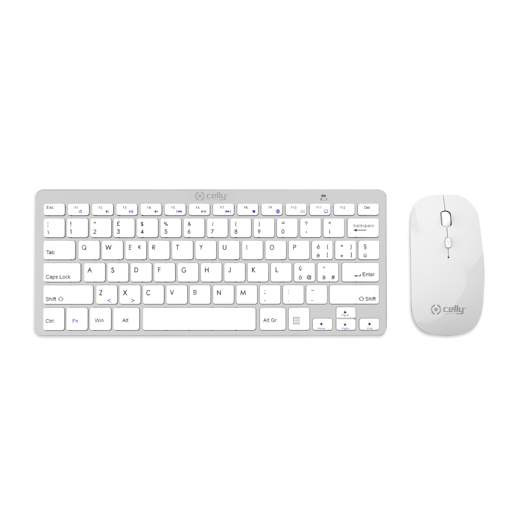 Celly SW KEYBOARD+MOUSE BT DONGLE SILVER
