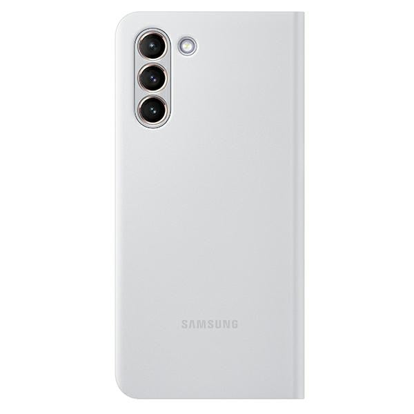 Case for Samsung EF-NG996PJ S21+ G996 jasno light gray LED View Cover