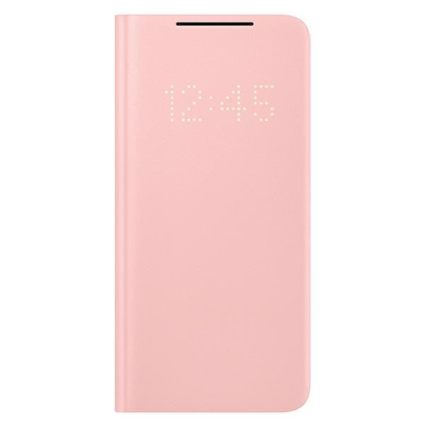 Case for Samsung EF-NG996PP S21+ G996 pink LED View Cover