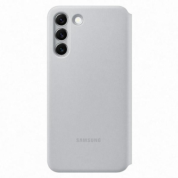 Case for Samsung EF-NS901PJ S22 S901 jasno light gray LED View Cover