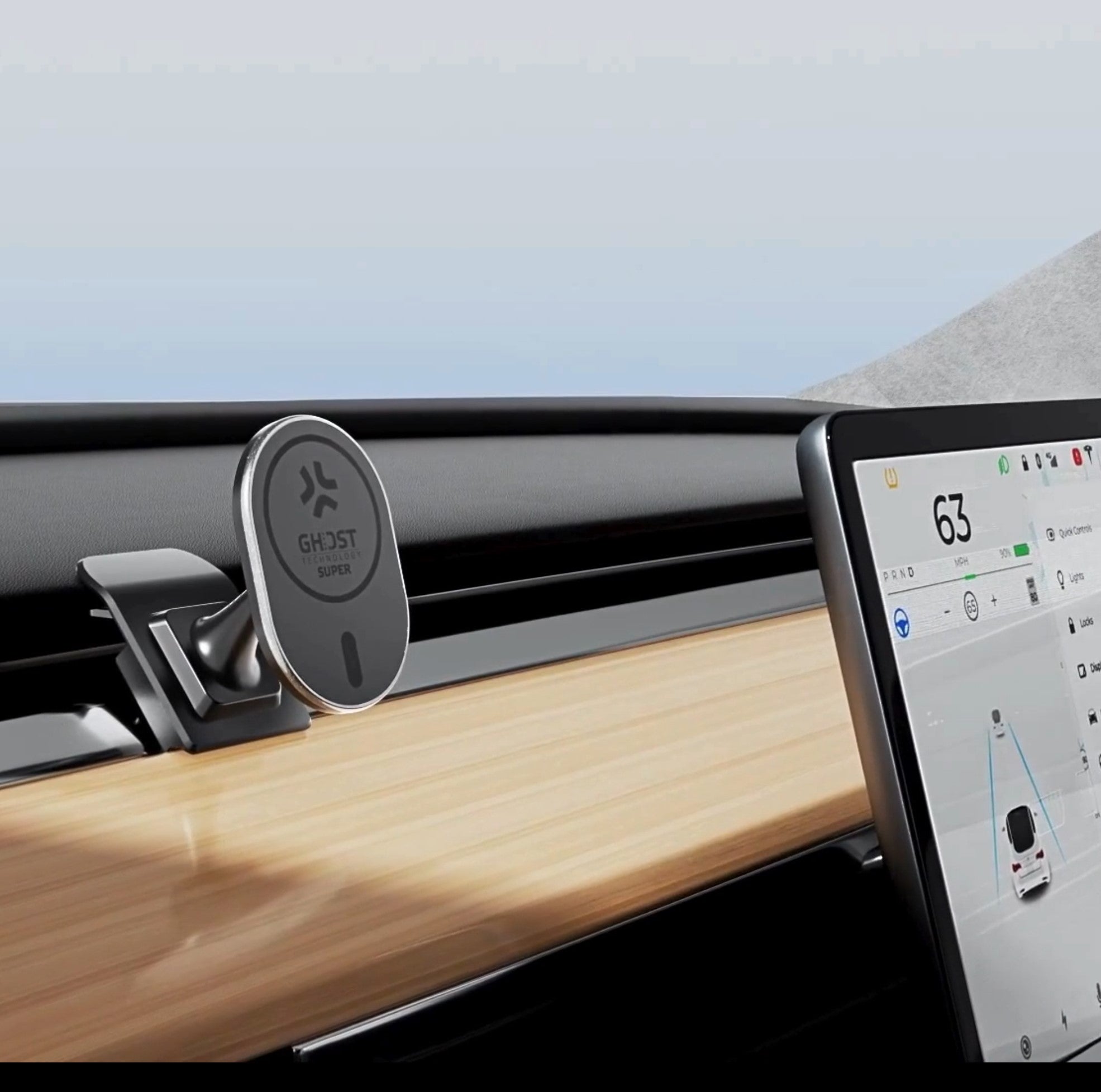 Celly MagSafe Car Holder designed for Tesla Model X, Y, 3 & S