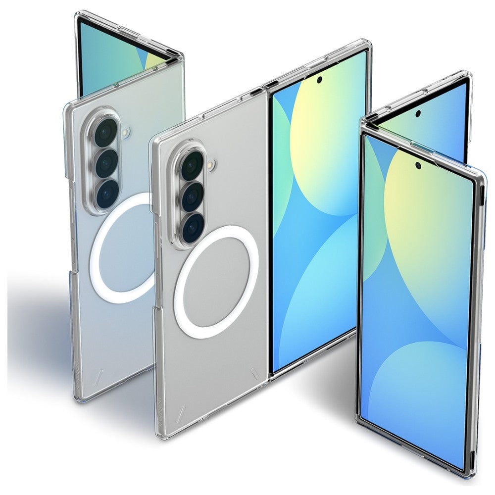 Spigen Air Skin MagSafe case for Samsung Galaxy Z Fold8 Ultra Transparent White
