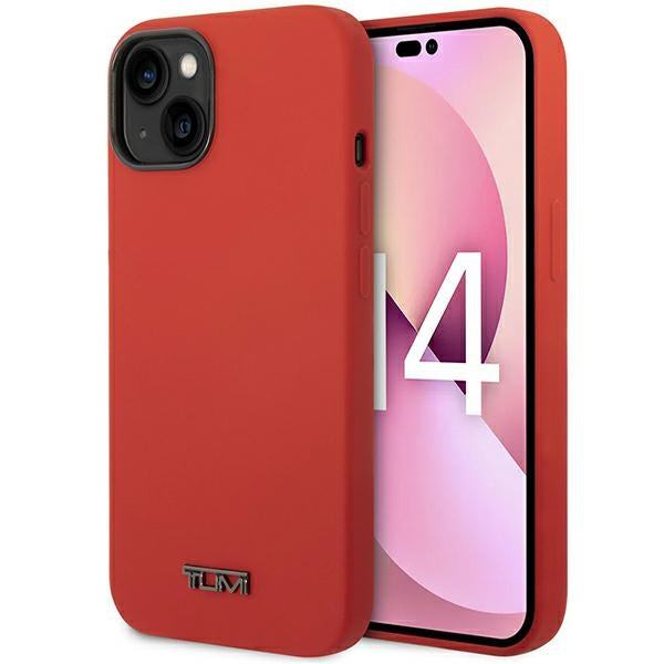 Case for Tumi TUHCP14SSR iPhone 14 6,1" red hardcase Liquid Silicone