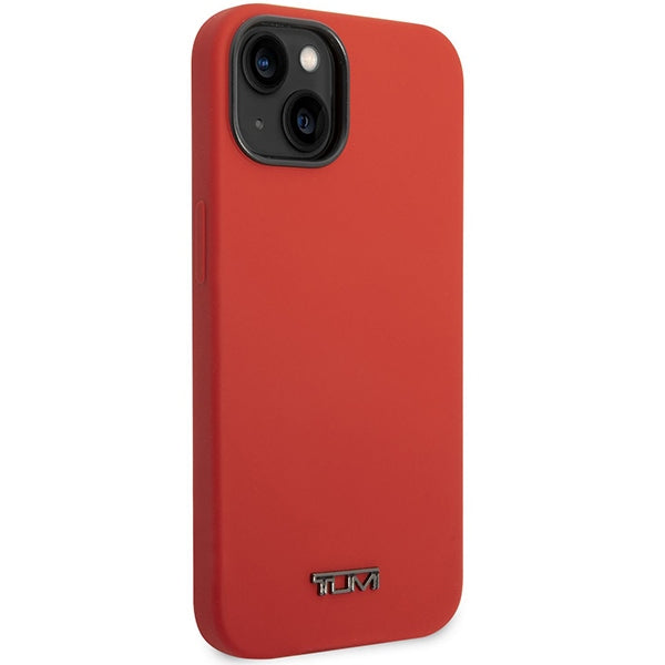 Case for Tumi TTUHCP14Glass for MyScreenR iPhone 14 Plus 6,7" red hardcase Liquid Silicone