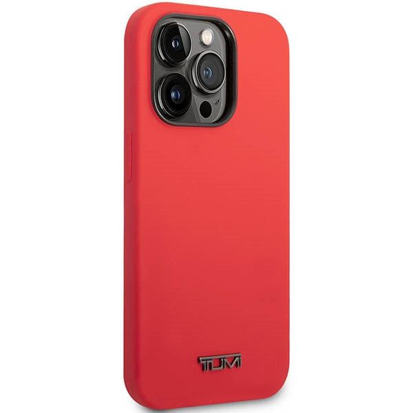 Case for Tumi TUHCP14LSR iPhone 14 Pro 6,1" red hardcase Liquid Silicone