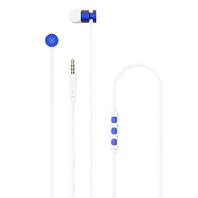 STEREO EARPHONES 3.5MM BLUE