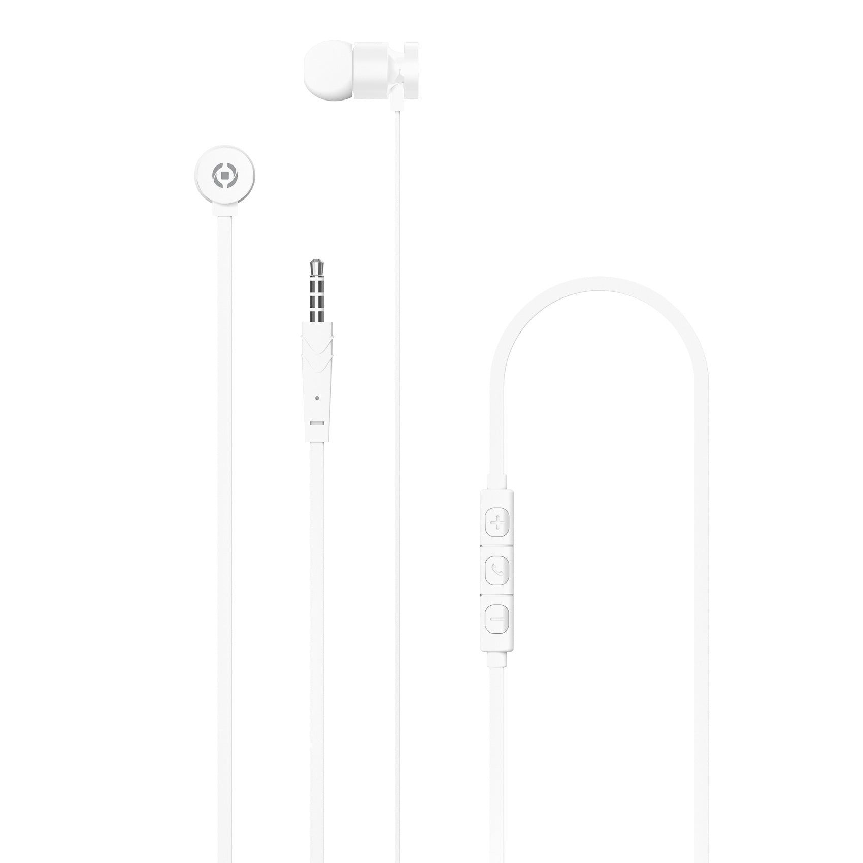 STEREO EARPHONES 3.5MM SILVER