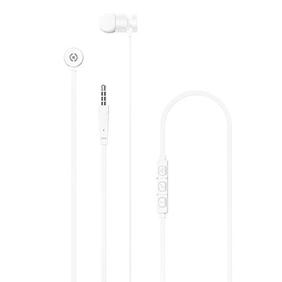 STEREO EARPHONES 3.5MM SILVER