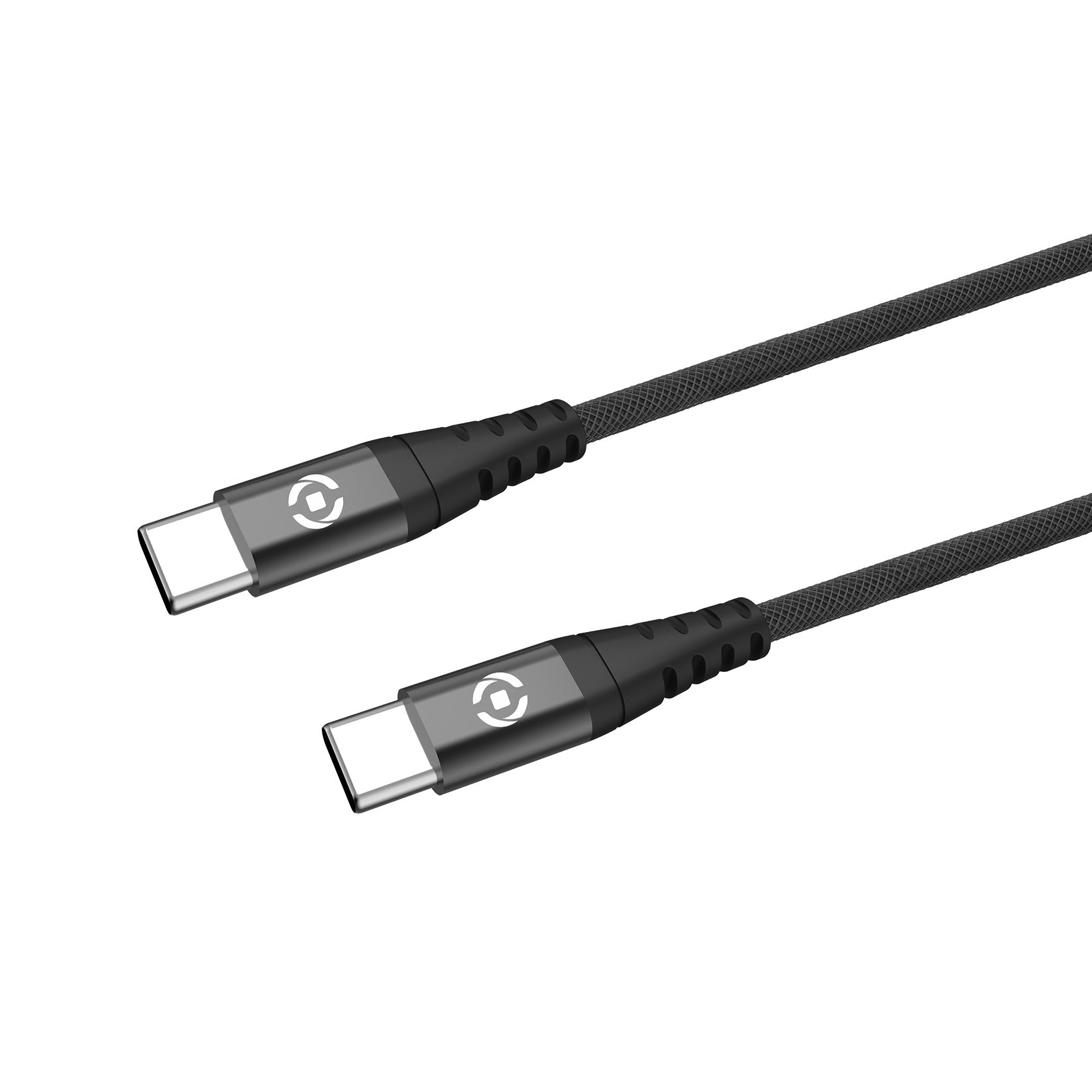 Celly USB-C TO USB-C 60W NYLON CABLE BK Extreme