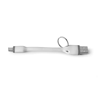 USB-A TO USB-C 15W CABLE 12CM WHITE