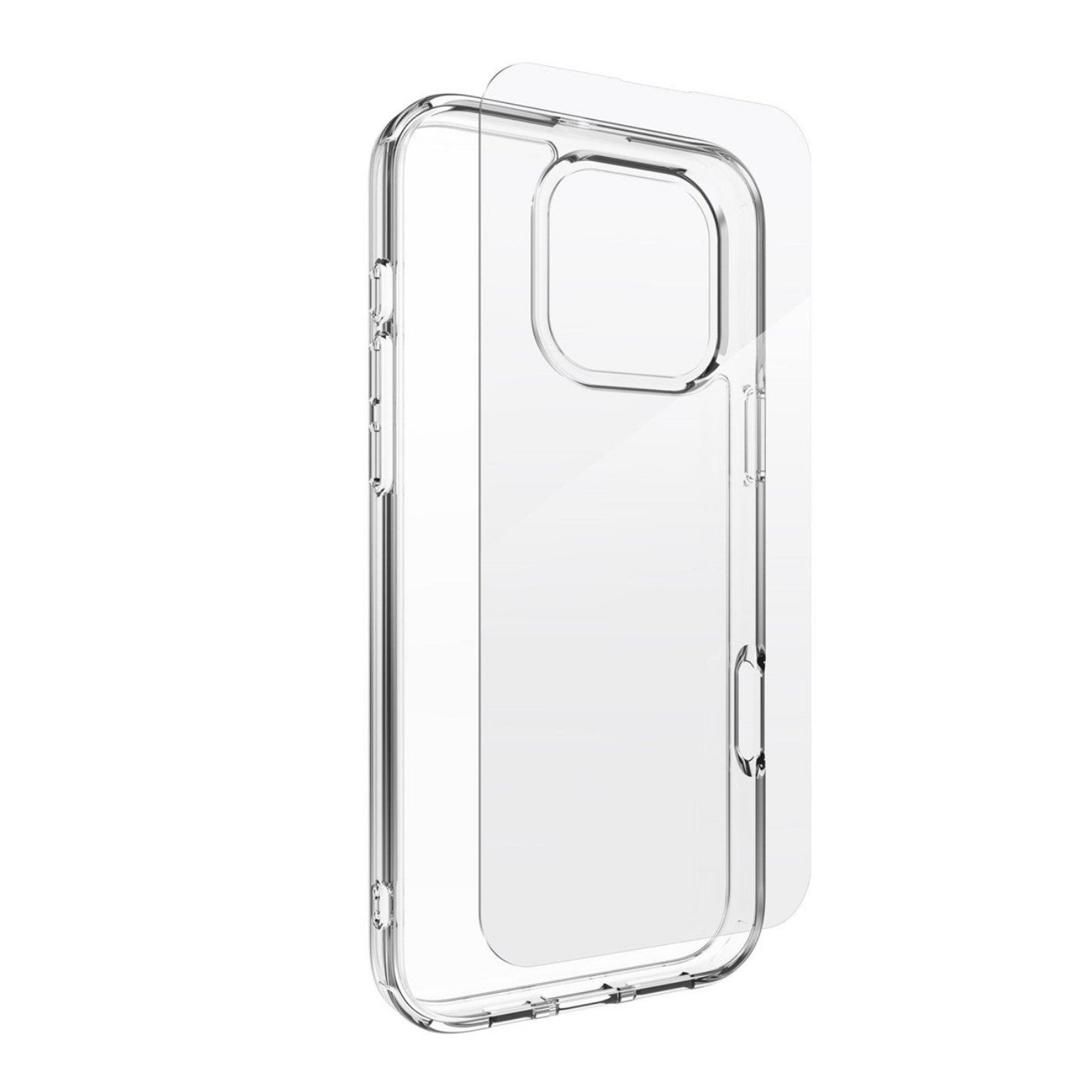 ZAGG Tempered Glass screen protector & Clear protective Case for iPhone 16 Pro