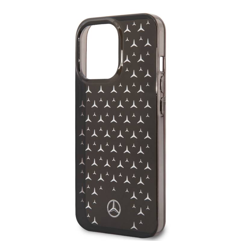 Mercedes MEHCP14L8UPMTK Case iPhone 14 Pro Transparent Star Design Cover