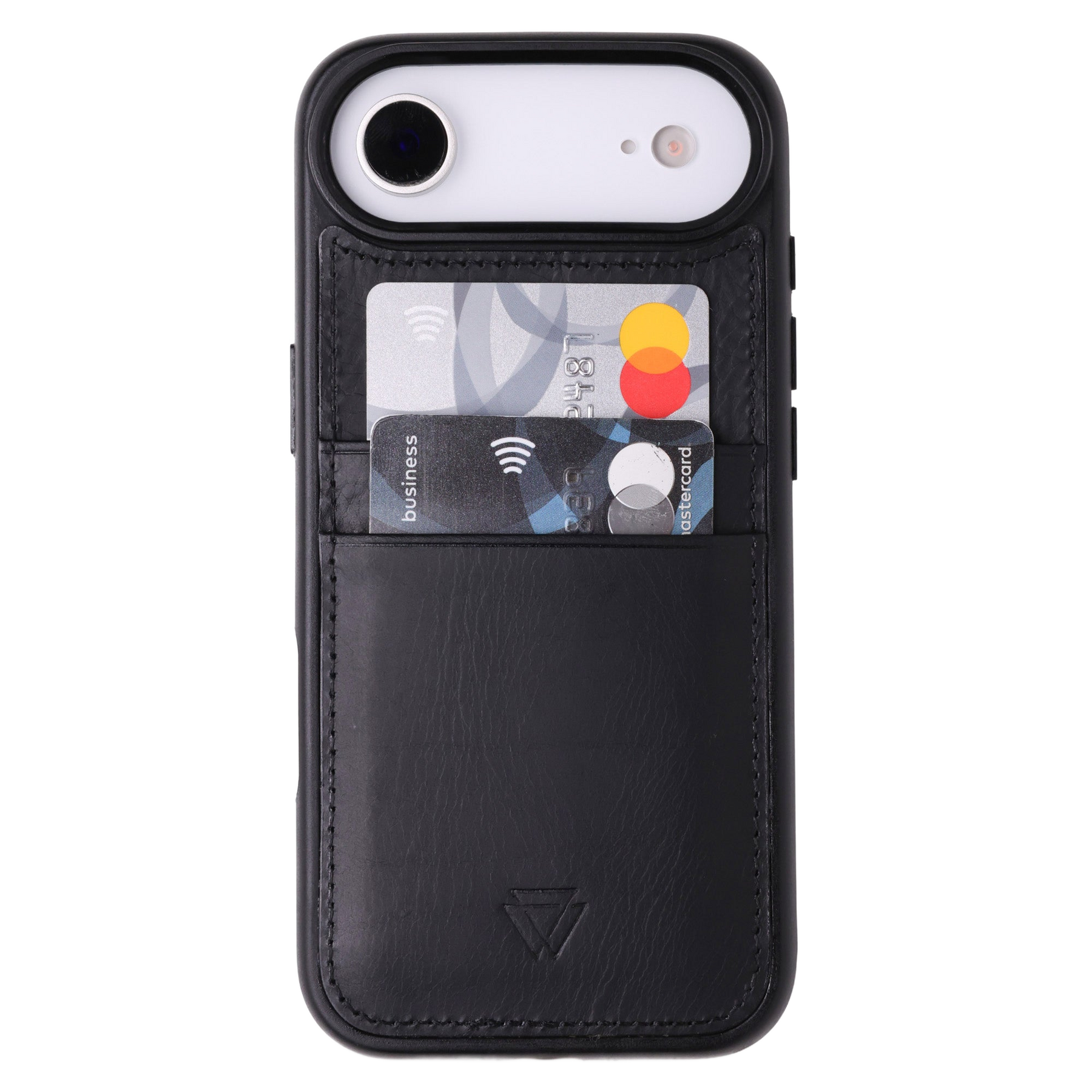 Wachikopa Leather Back Cover C.C. Case for iPhone 17 Air Black