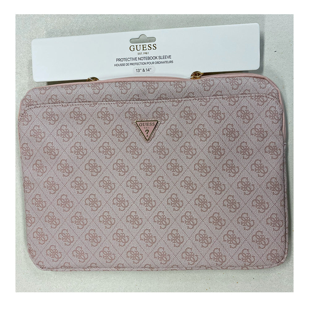 Guess COMP. Sleeve 4G Zipper Pocket and Triangle Logo Pink 14