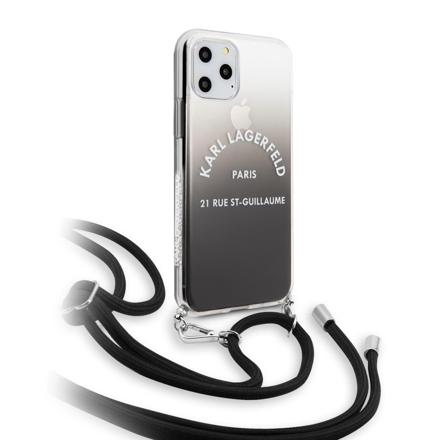 Karl Lagerfeld KLHCN65WOGRBK iPhone 11 Pro Max hardcase IKONIK GRADIENT WITH STRAP - KARL LAGERFELD