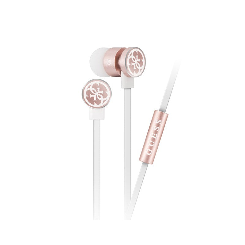 Guess GUEPWIPI Earphones Wire Pink