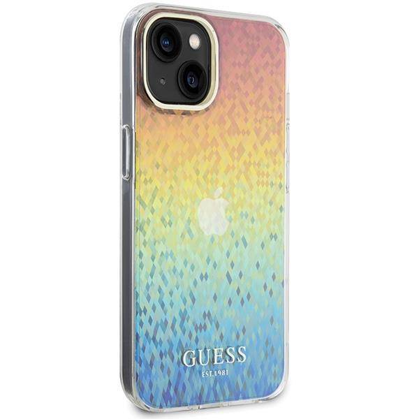 GUESS HC IML FACETED MIRROR DISCO IRIDESCENT iPhone 15 / 14 / 13