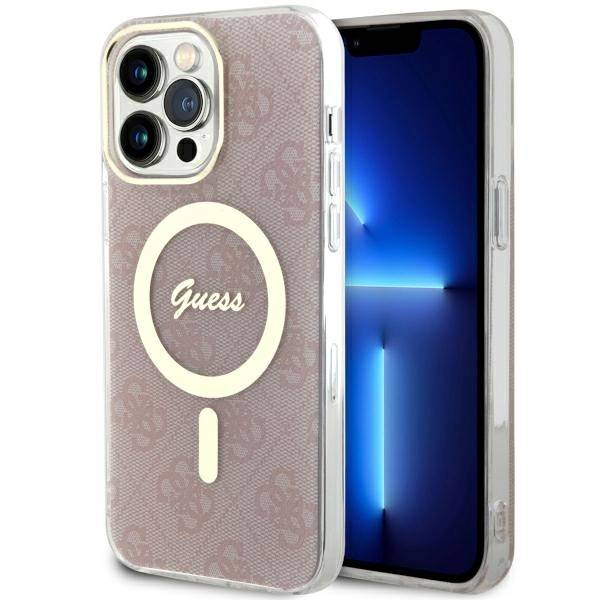 GUESS HC MagSafe IML 4G PINK iPhone 13 / 14 / 15