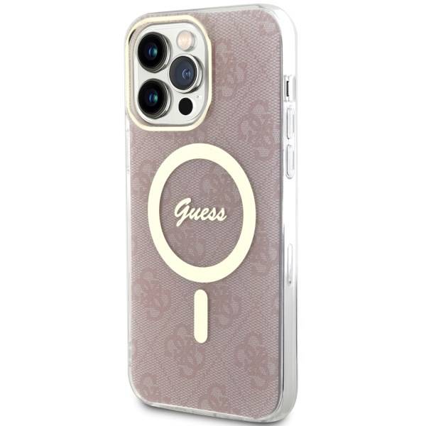 GUESS HC MagSafe IML 4G PINK iPhone 13 / 14 / 15
