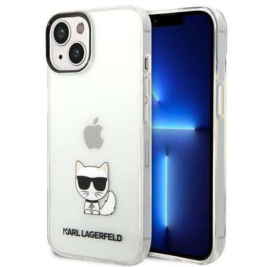 Karl Lagerfeld KLHCP14MCTTR iPhone 14 Plus hardcase przeźroczysty/transparent Choupette Body