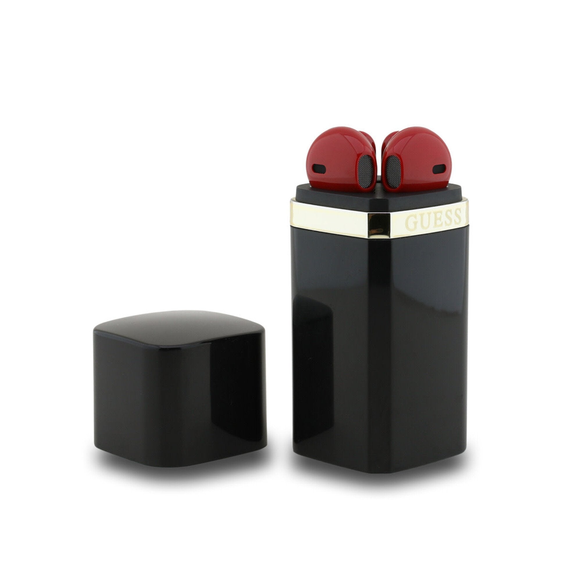 Guess TWS Lipstick with Red Earbuds - Black