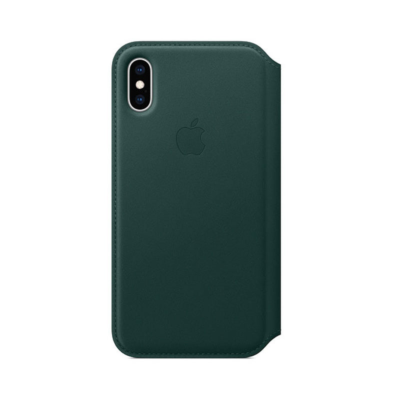 Apple MRWY2FE/A Leather Folio BackCase for iPhone Xs Green