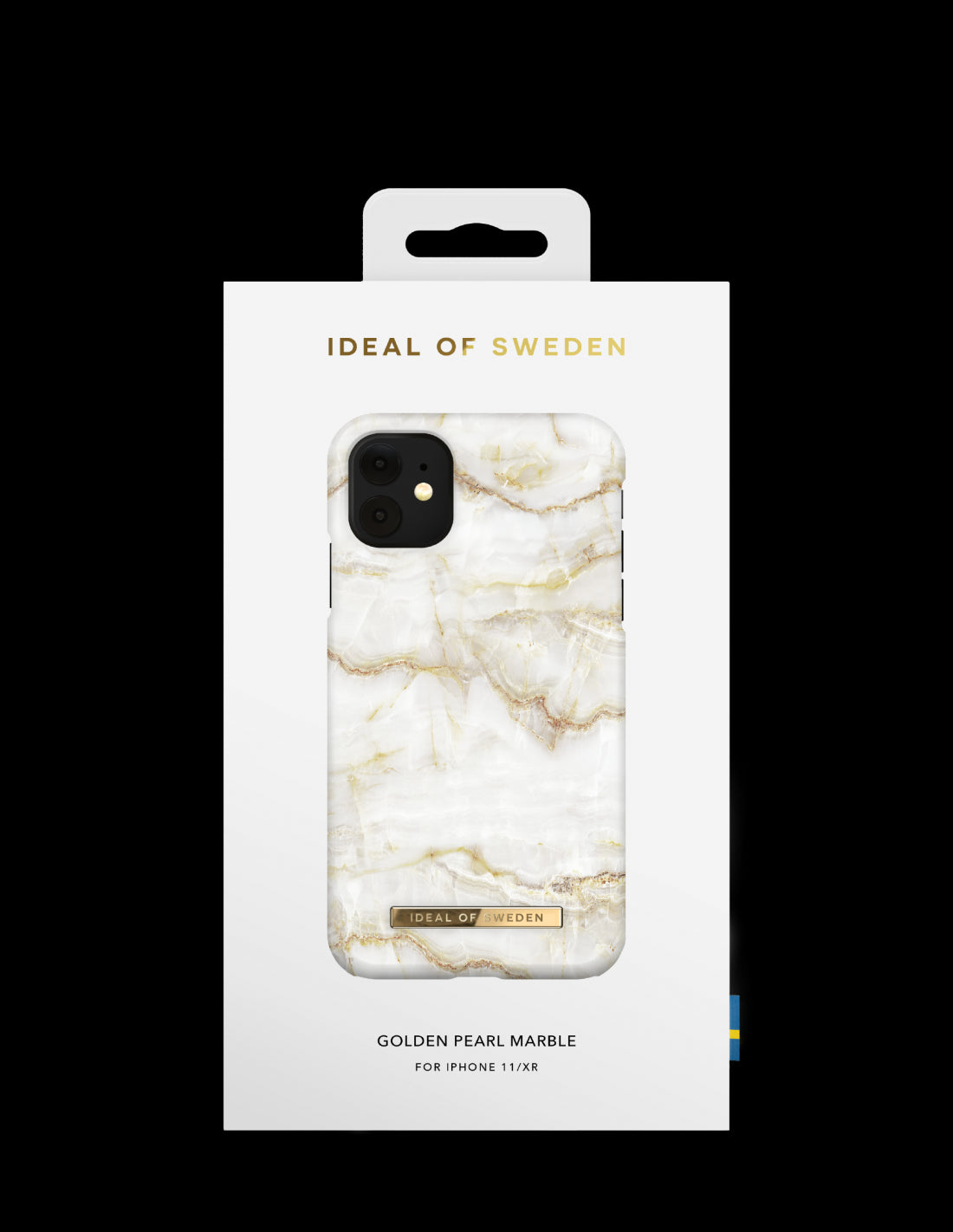 IDEAL OF SWEDEN Fashion Case iPhone 11/XR Golden Pearl Marble