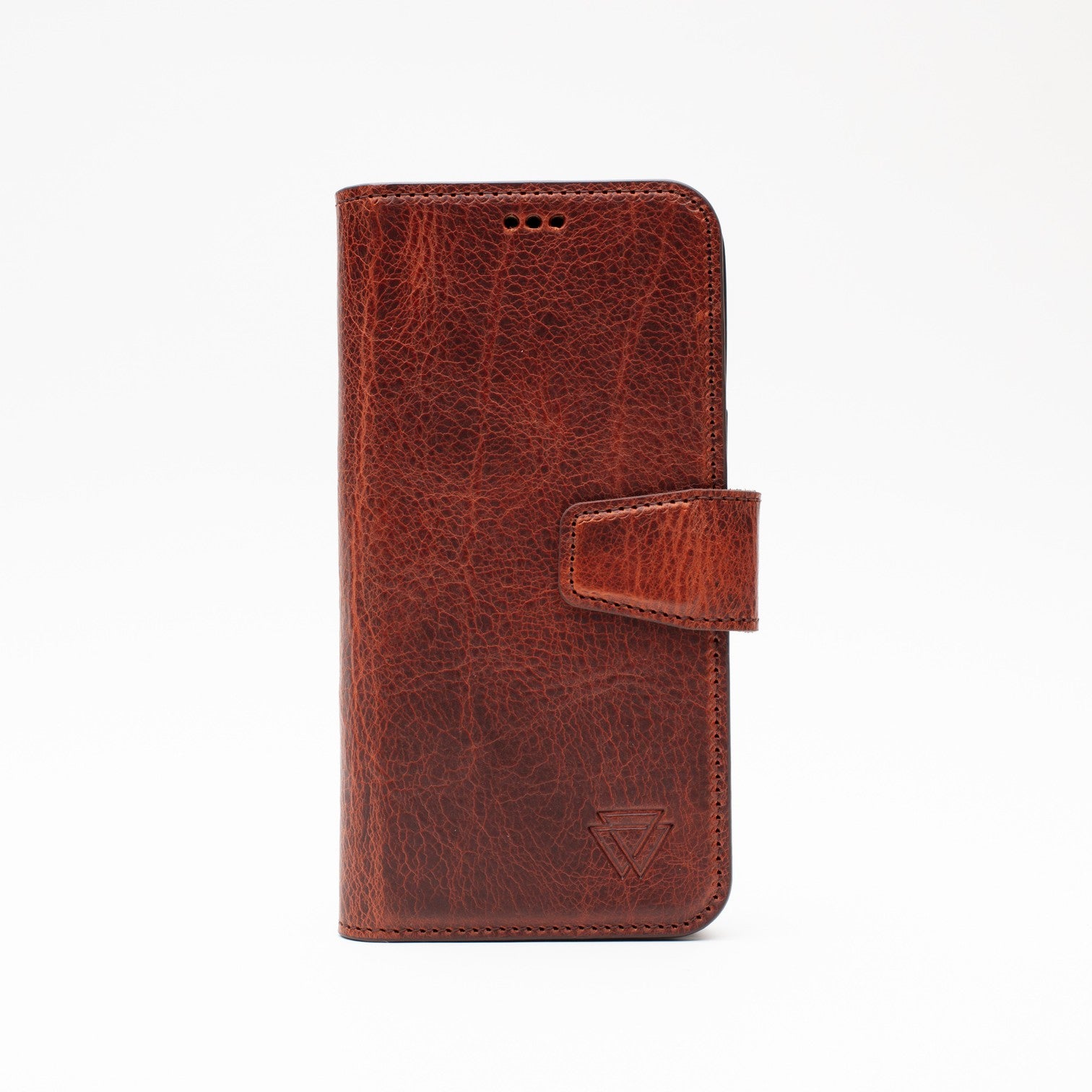 Wachikopa leather Classic iPhone Case for iPhone 13 / 14 / 15 Dark Brown