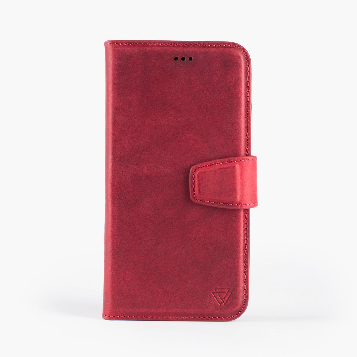 Wachikopa Genuine Leather Magic Book Case 2 in 1 for iPhone SE (2022 / 2020)/8/7 Red
