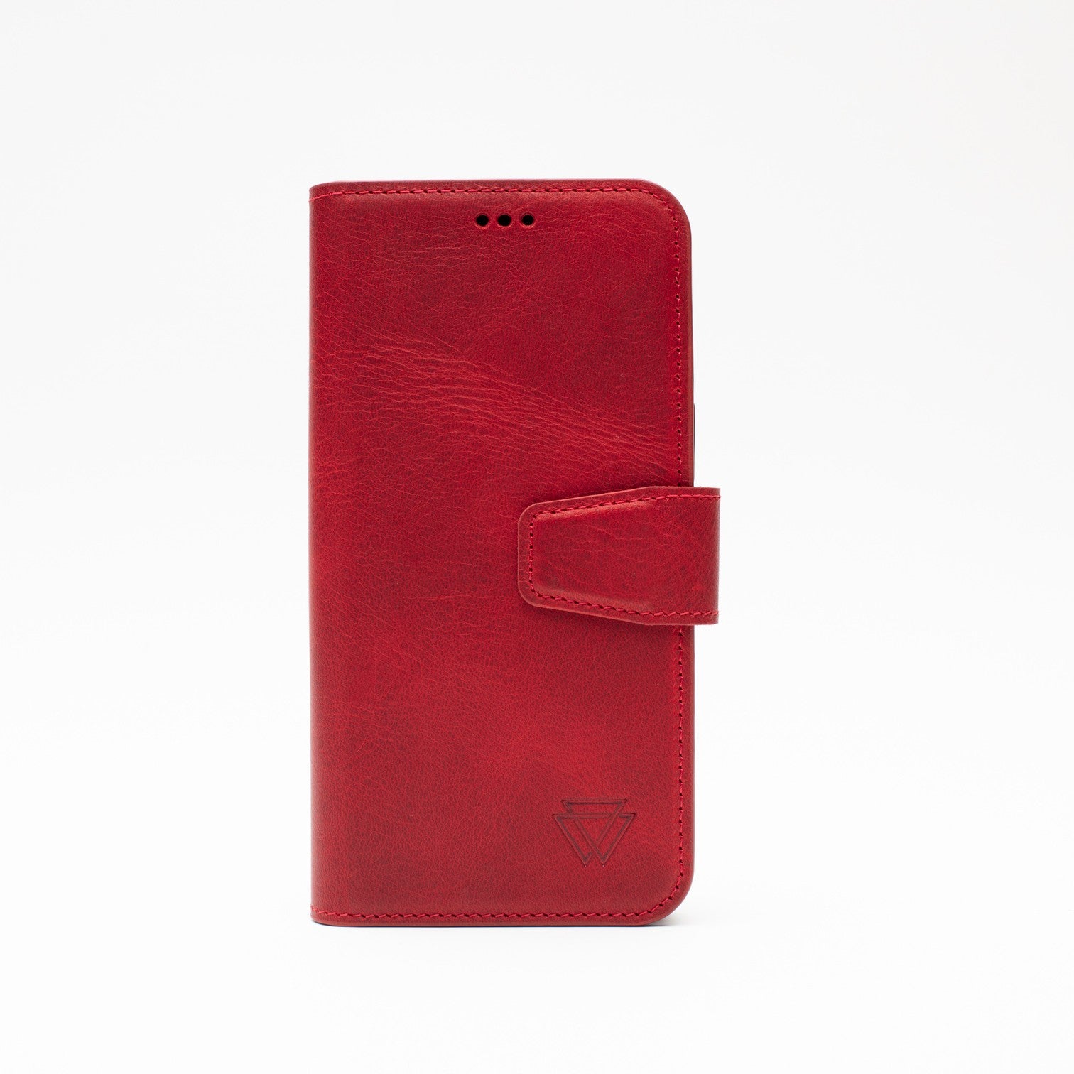 Wachikopa leather Classic iPhone Case for iPhone 14 Plus Red