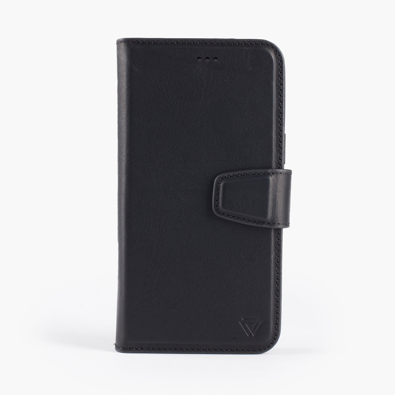 Wachikopa Leather Magic Book Case 2 in 1 for iPhone 16E Black