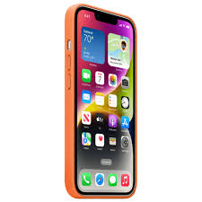 Apple MPP83ZE/A Silicone Backcover MagSafe for iPhone 14 - Orange