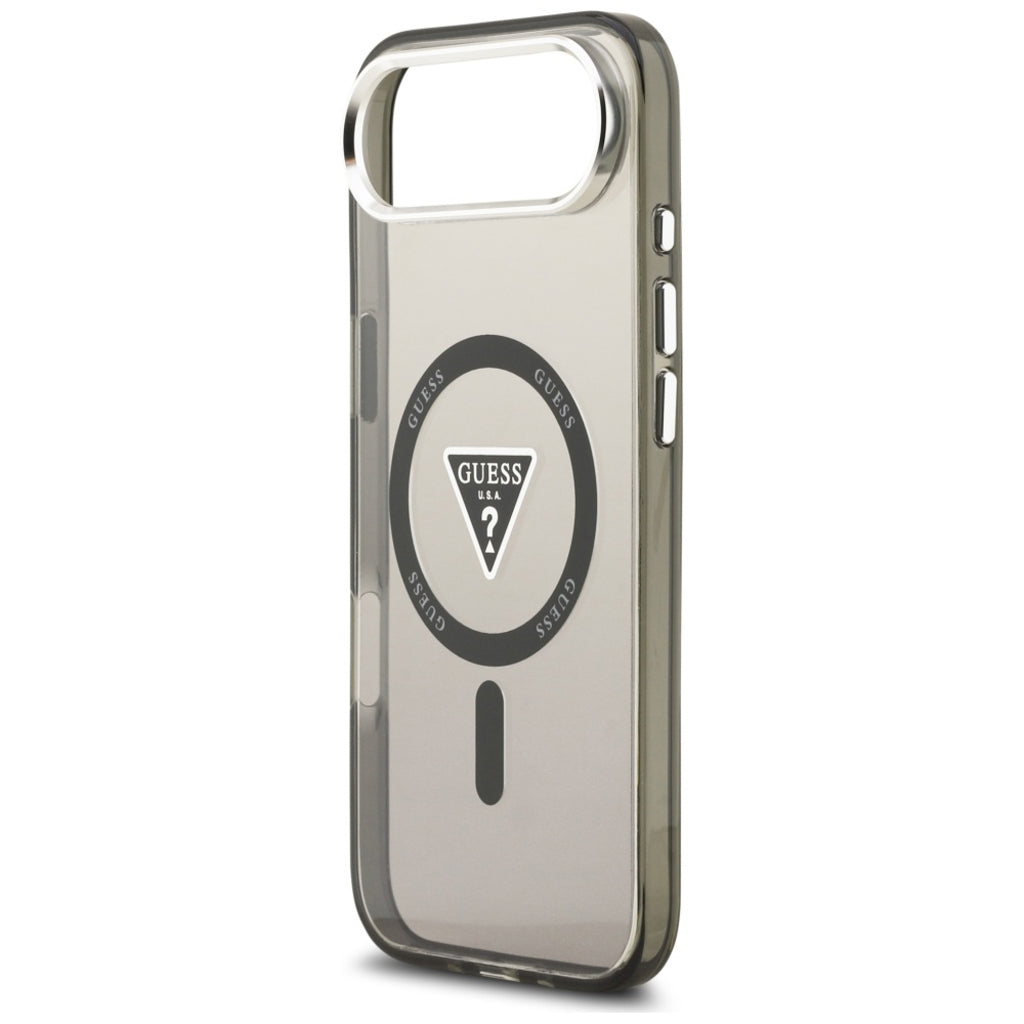 GUESS GUHMP17MHGTMLCGK Hardcase MagSafe Black IML Gradient Triangle Logo MagSafe for iPhone 17 Air