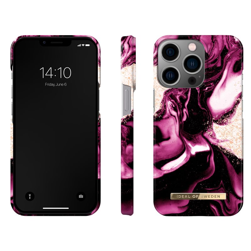 IDEAL OF SWEDEN Fashion Case iPhone 13 Pro Golden Ruby