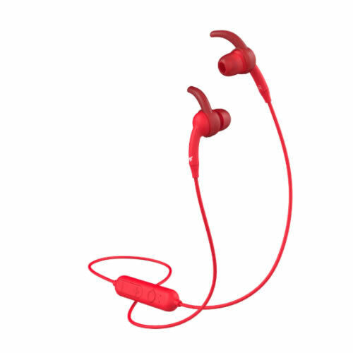 iFrogz Free Rein 2 Bluetooth Wireless Headphones Red Sweat Resistant