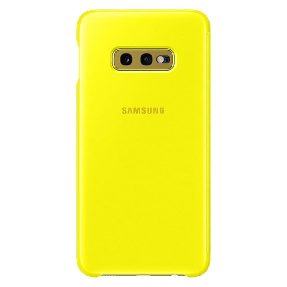 Samsung Galaxy S10e Clear View Cover - Yellow