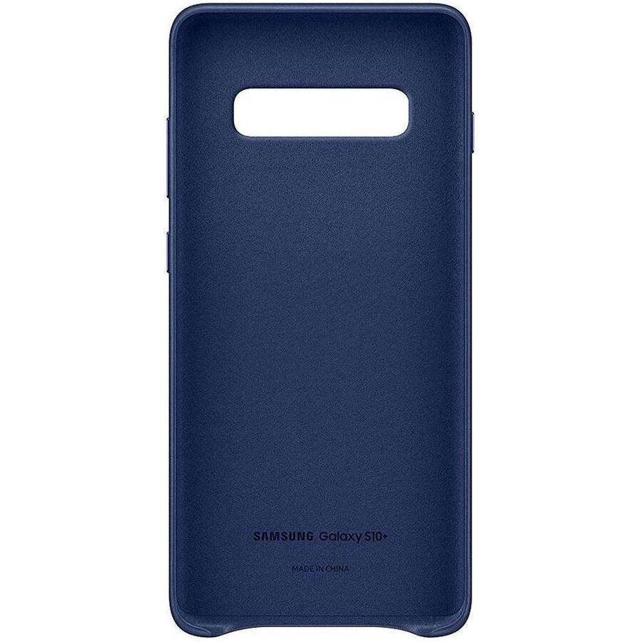 Samsung Leather Galaxy S10 Plus Case Dark Blue