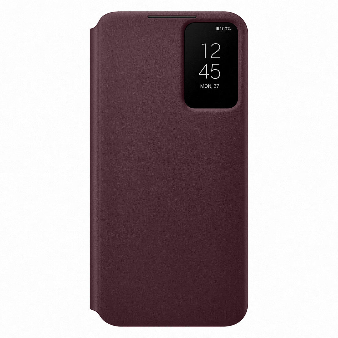 Samsung Smart Clear View Cover Galaxy S22 Plus Burgundy