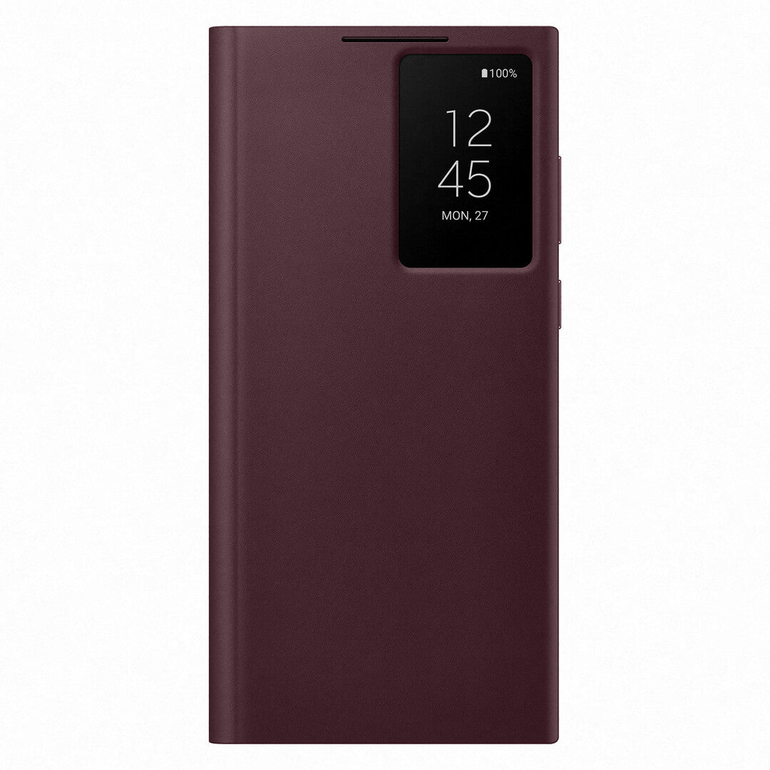 Samsung Smart Clear View Cover Galaxy S22 Ultra Burgundy