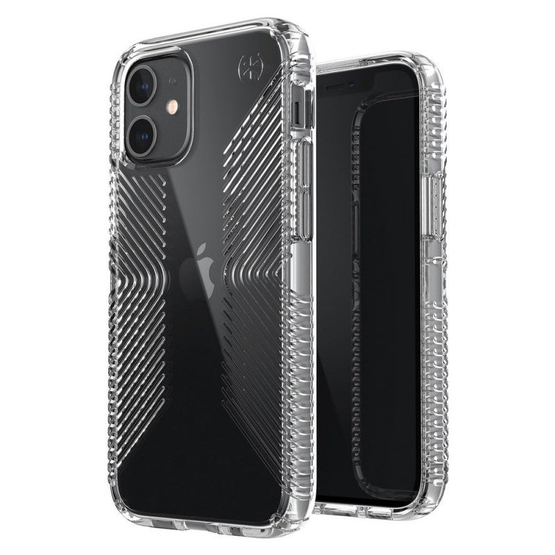 Speck Presidio Perfect Clear iPhone 12 Mini Case with Grips