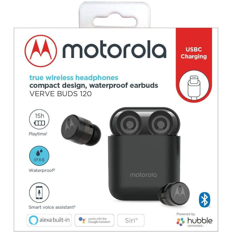 Motorola Verve Buds 110 TWS - Wireless in-ear headphones, Black
