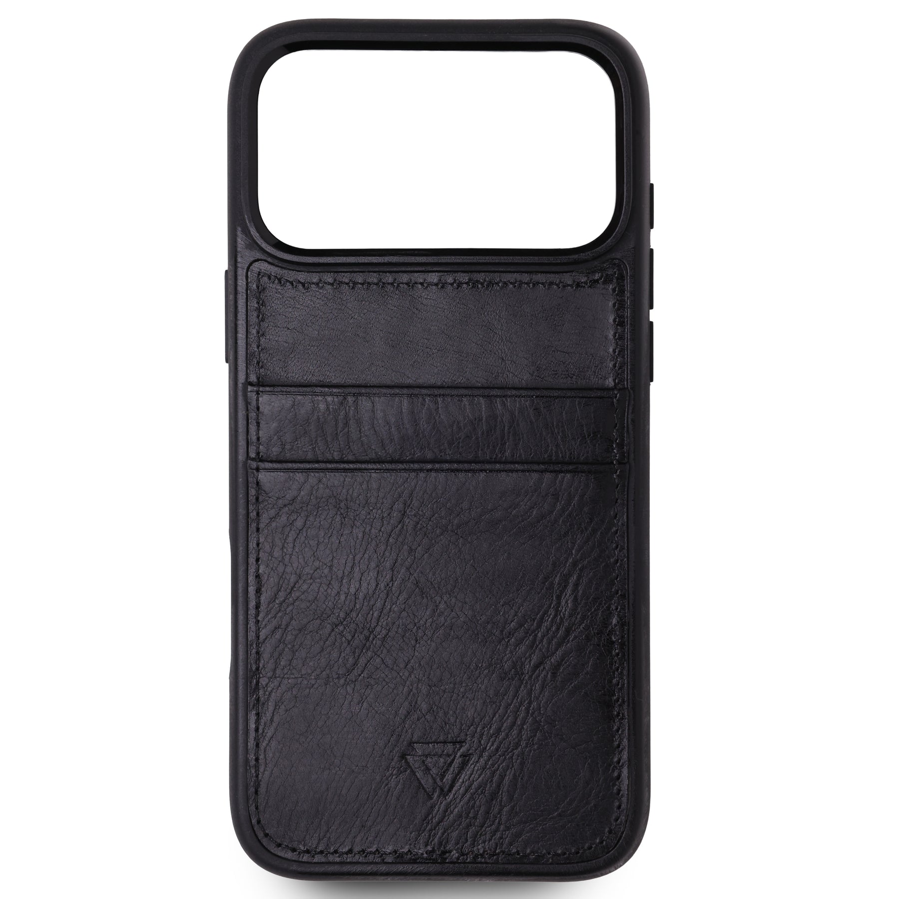 Wachikopa Leather Back Cover C.C. Case for iPhone 17 Pro Black