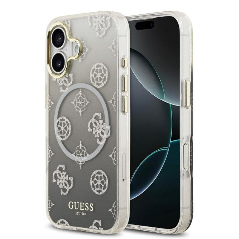 GUESS GUHMP17SHPOGMEGK HardCase MagSafe TPU MIRROR W/ PEONY Grey iPhone 17